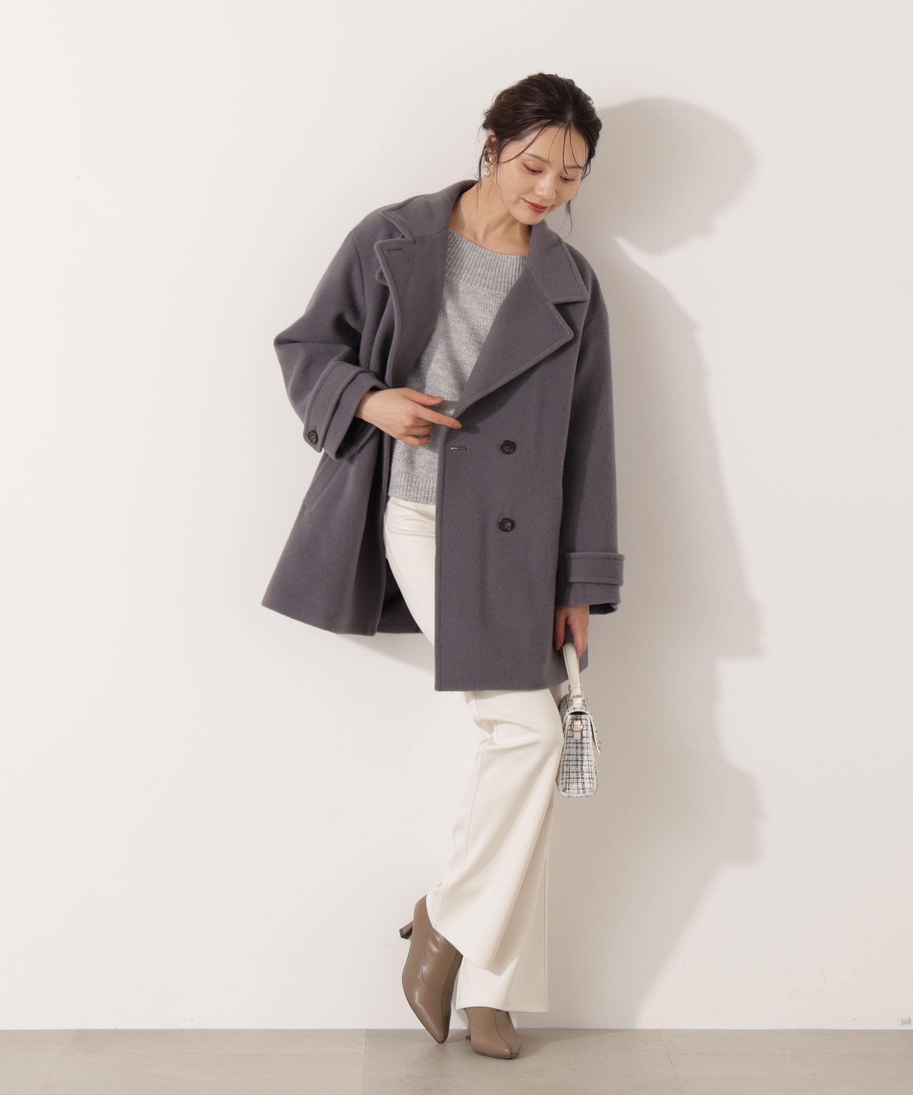 PROPORTION BODY DRESSING「2wayミドルコート 25AW」|ブルゾン・スタジャン|