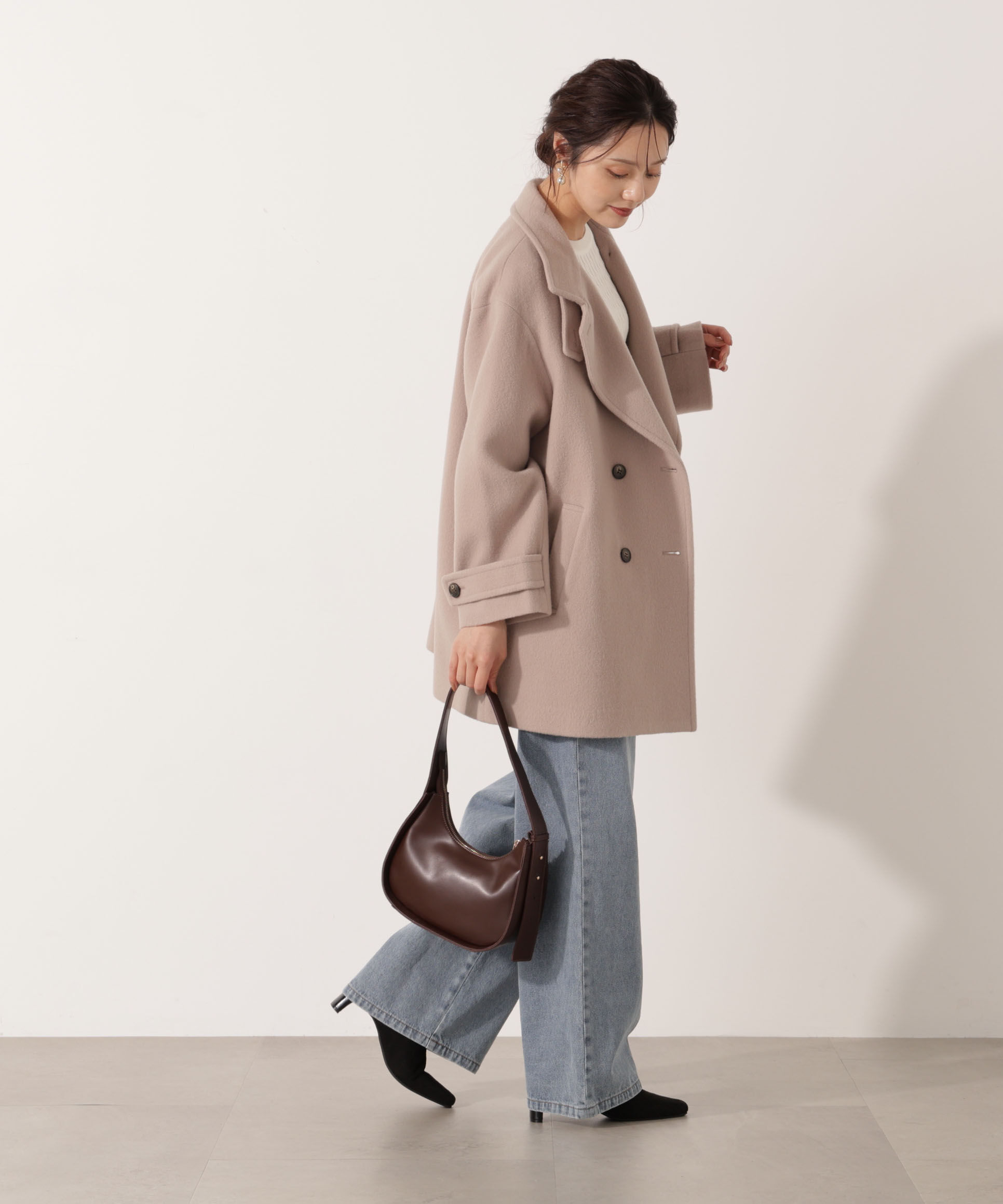 PROPORTION BODY DRESSING「2wayミドルコート 25AW」|ブルゾン・スタジャン|