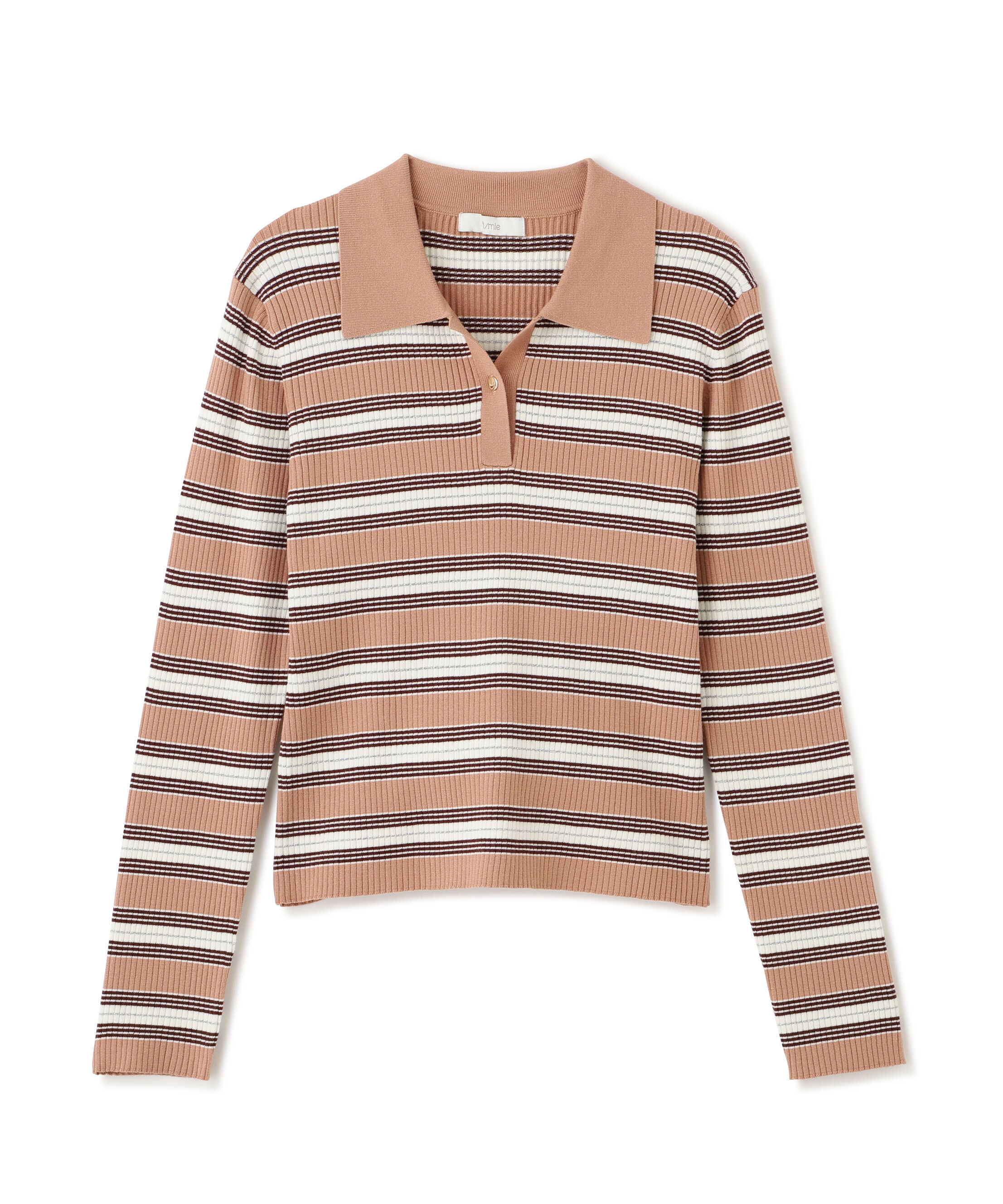 PROPORTION BODY DRESSING「ポロボーダーニット　25AW」|ニット・セーター|