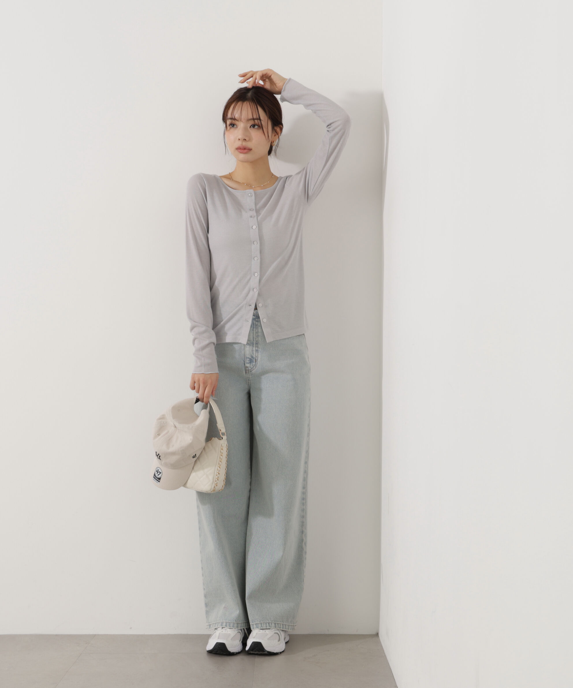 PROPORTION BODY DRESSING「〈a/mie〉シアーカットソー　26SS」|Tシャツ・カットソー|