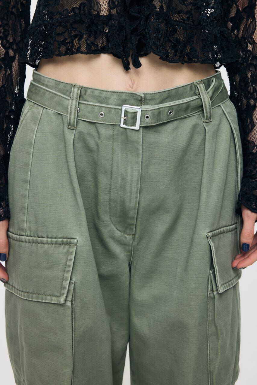MOUSSY「BACKSATIN CROPPED カーゴ」|その他|