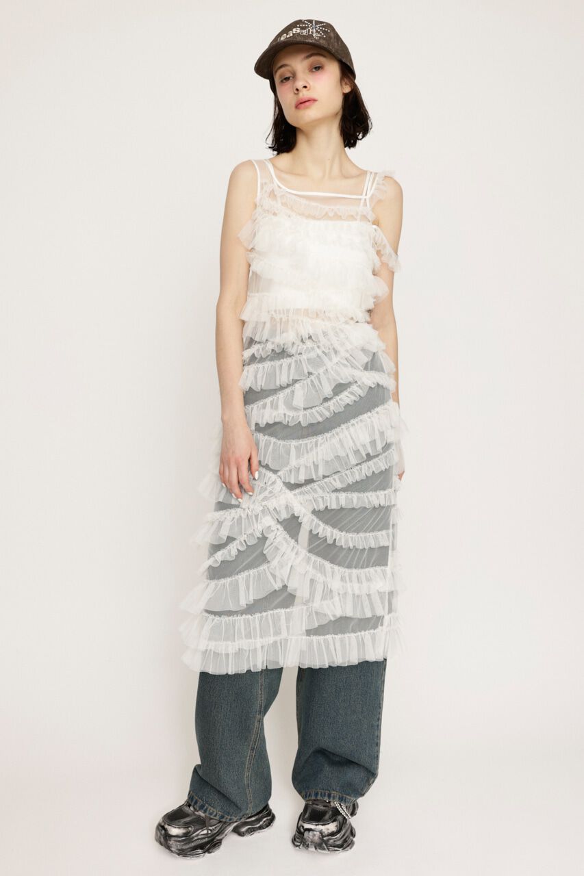 SLY「FRILL LACE CAMI ワンピース」|ワンピース|