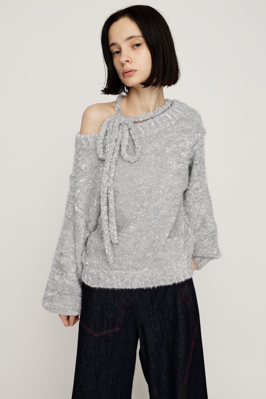 SLY「2WAY SHOULDER KNIT トップス」|ニット・セーター|