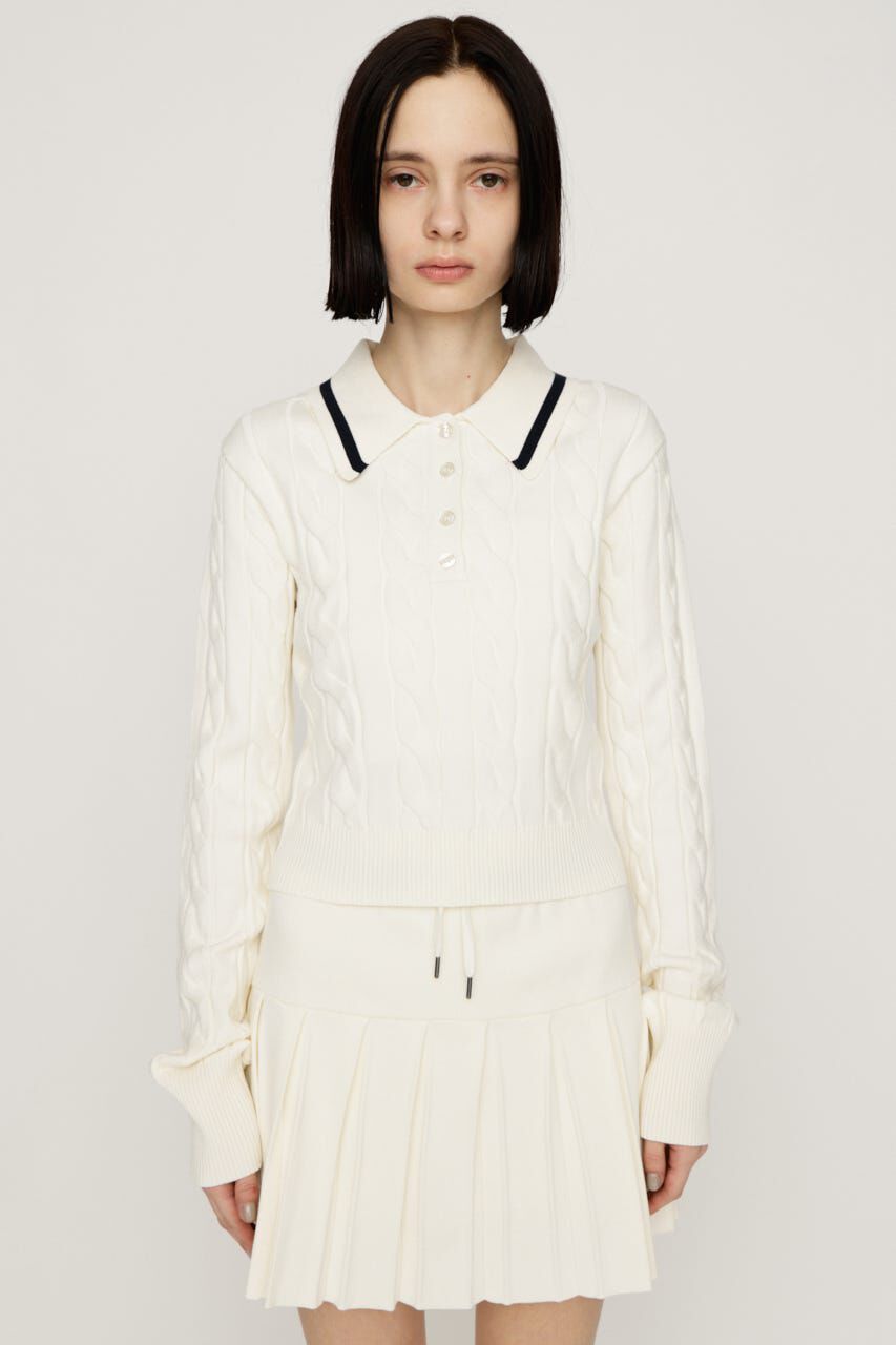 SLY「CABLE KNIT SET UP」|ワンピース|