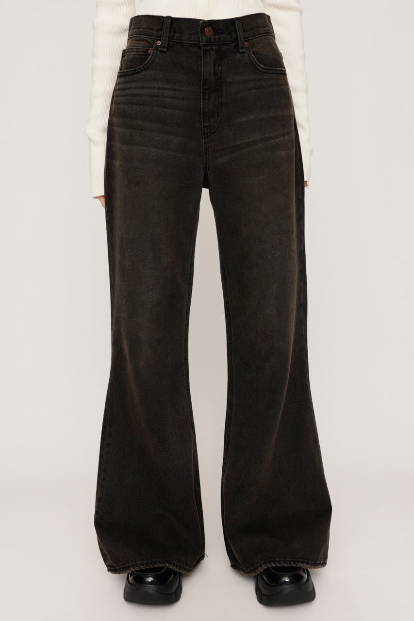 SLY「L／W WIDE FLARE パンツ」|デニム|