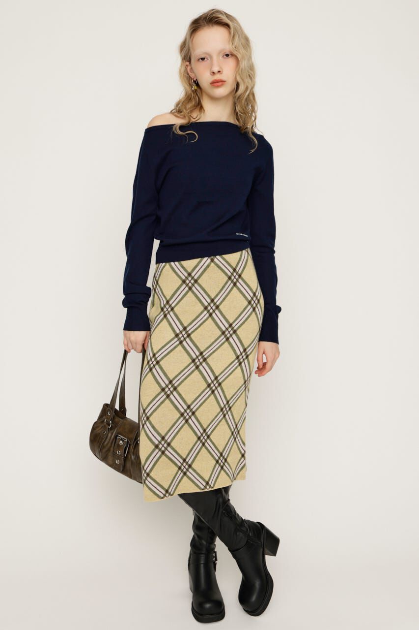 SLY「OFF SHOULDER 2WAY HG トップス」|ニット・セーター|