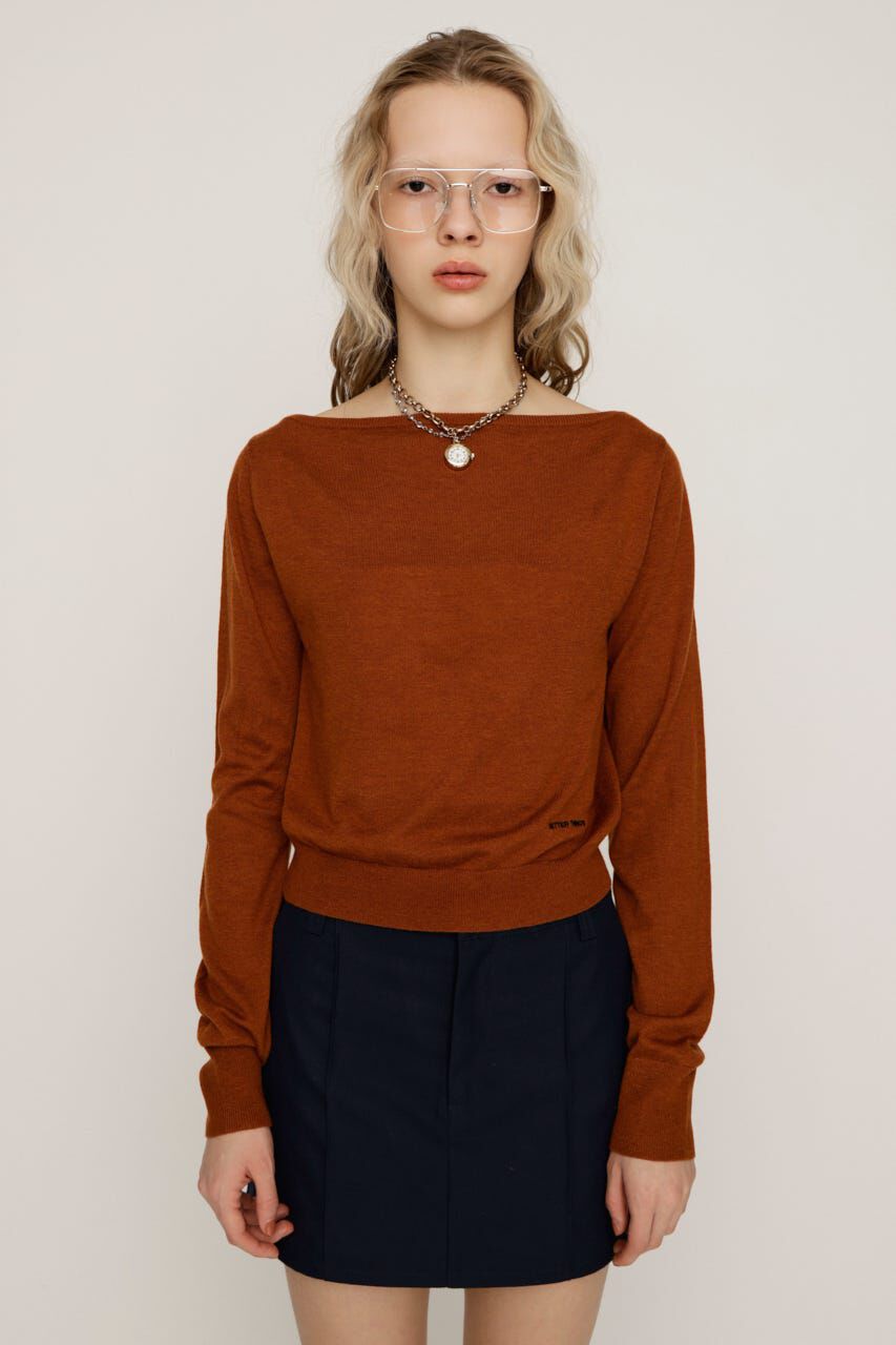 SLY「OFF SHOULDER 2WAY HG トップス」|ニット・セーター|