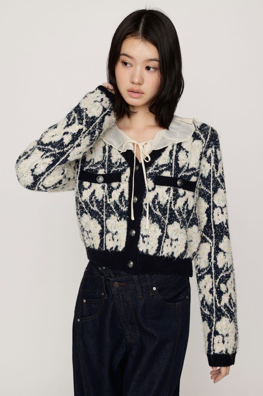 SLY「JQ TWEED KNIT カーディガン」|カーディガン|