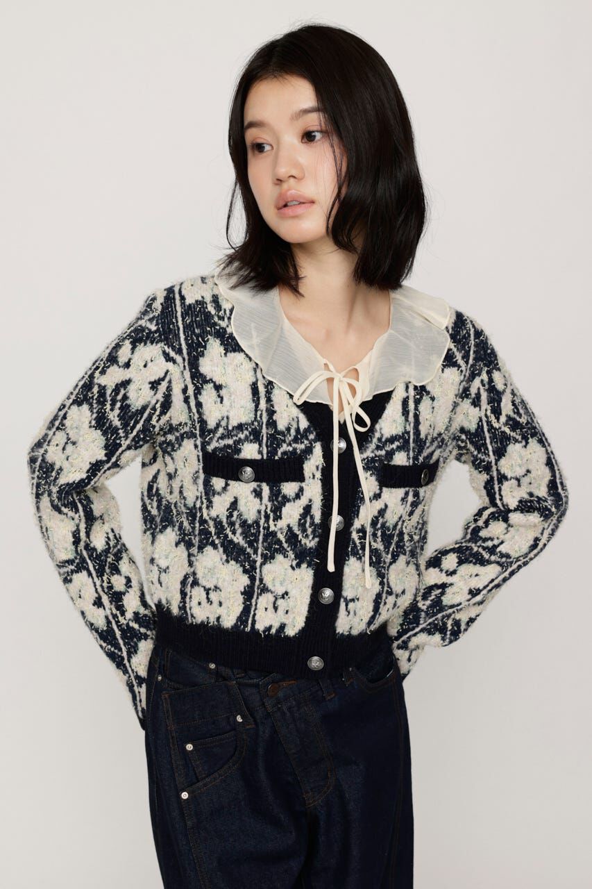 SLY「JQ TWEED KNIT カーディガン」|カーディガン|