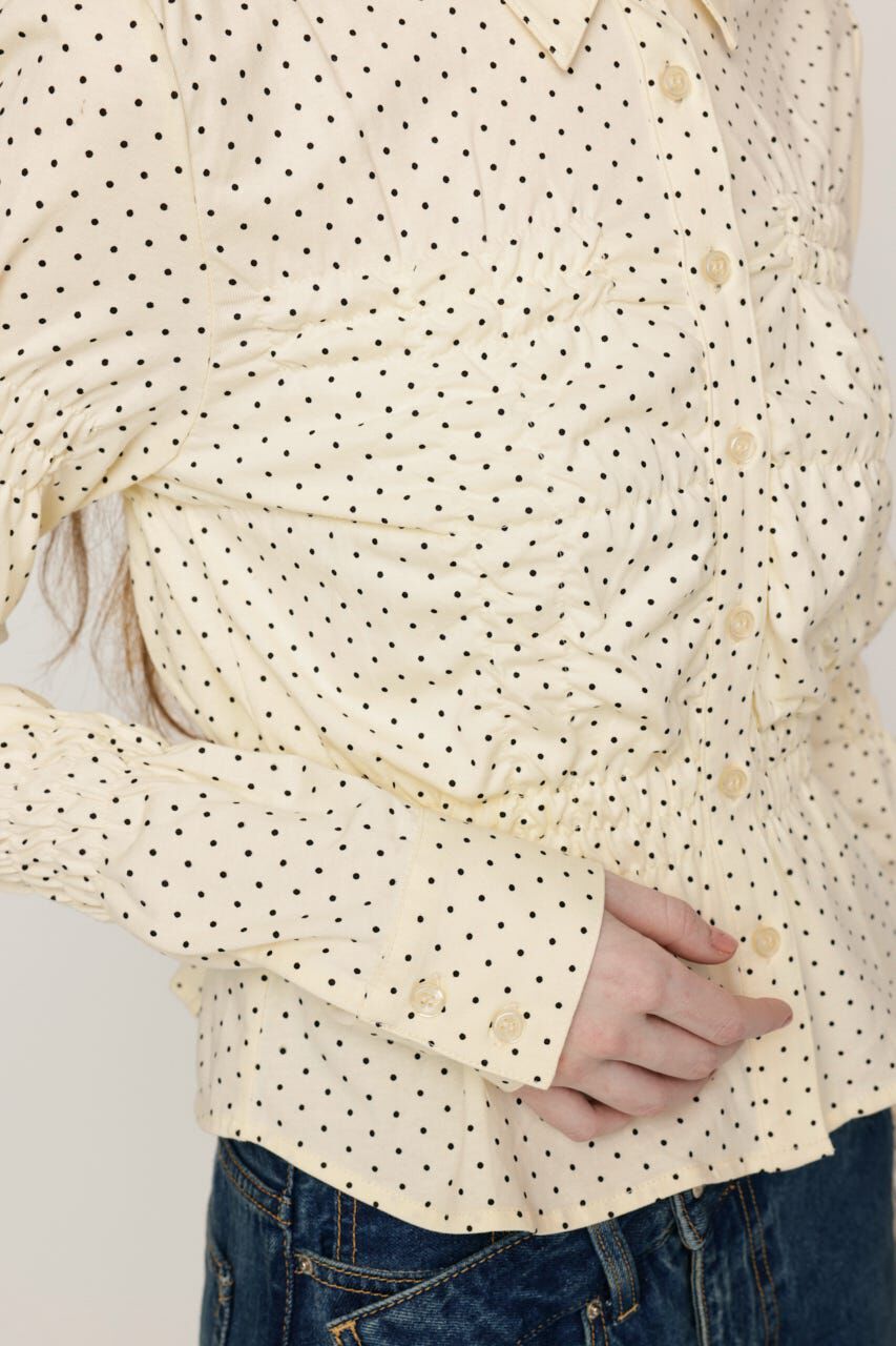 SLY「RANDOM SHIRRING CUT トップス」|シャツ・ブラウス|