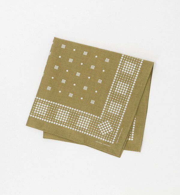 UNITED ARROWS「コモン バンダナ」|ハンカチ|OLIVE