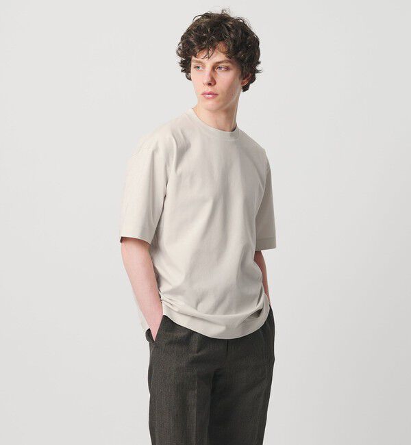 UNITED ARROWS「ポンチ Tシャツ デオドラント  抗菌防臭 接触冷感」|Tシャツ・カットソー|LT.GRAY
