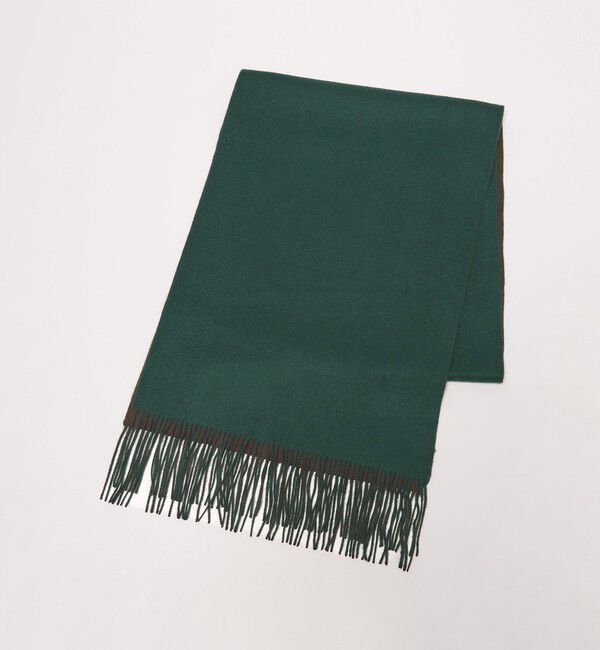 UNITED ARROWS「カシミヤ リバーシブル マフラー」|マフラー|DK.GREEN