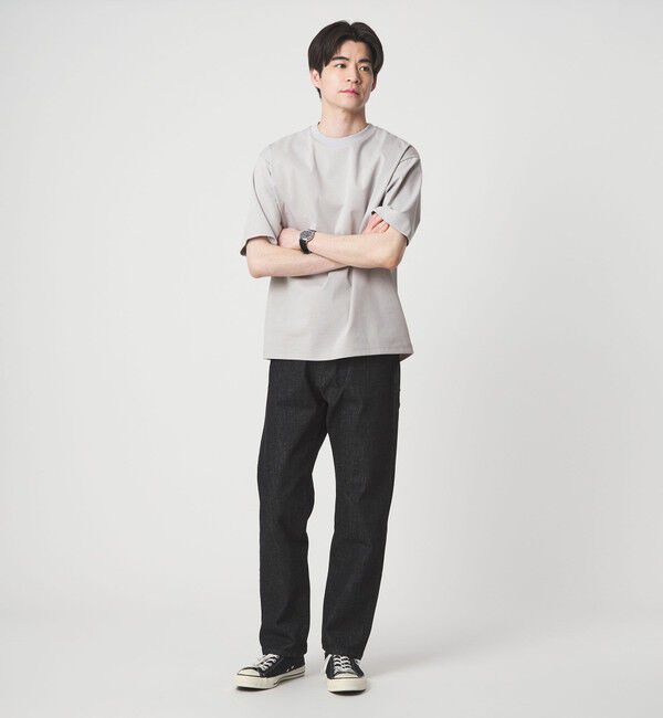 UNITED ARROWS green label relaxing「【WEB限定】JUST fit ポンチ 半袖 Tシャツ カットソー -汗染み防止-」|Tシャツ・カットソー|