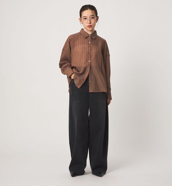 UNITED ARROWS green label relaxing「【結論シリーズ】ミルフィーユタックシャツ」|シャツ・ブラウス|