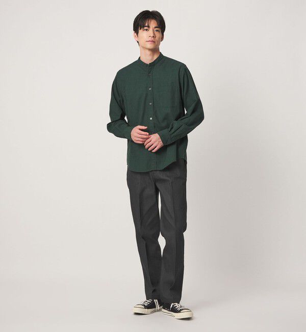 UNITED ARROWS green label relaxing「【WEB限定】JUST fit デニムライク スラックス」|スラックス|