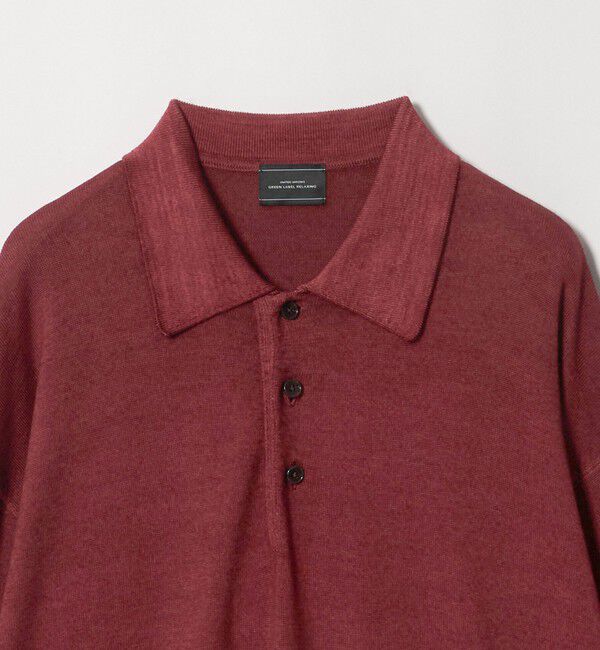 UNITED ARROWS green label relaxing「スノーダイ ウール ニット 長袖 ポロシャツ」|ニット・セーター|
