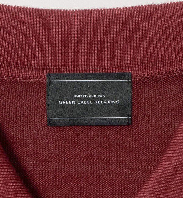 UNITED ARROWS green label relaxing「スノーダイ ウール ニット 長袖 ポロシャツ」|ニット・セーター|