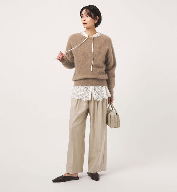 UNITED ARROWS green label relaxing「ヘアリー ニット プルオーバー」|ニット・セーター|