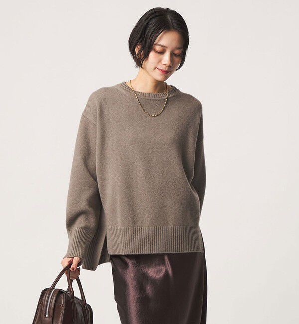UNITED ARROWS green label relaxing「［size SHORTあり］SERENITY クルーネック プルオーバー ニット」|ニット・セーター|MOCA