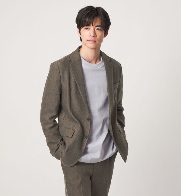 UNITED ARROWS green label relaxing「【WEB限定】JUST fit ヘリンボーン ナロー セットアップ ジャケット&パンツ」|スーツ|