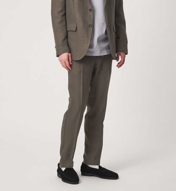 UNITED ARROWS green label relaxing「【WEB限定】JUST fit ヘリンボーン ナロー セットアップ ジャケット&パンツ」|スーツ|