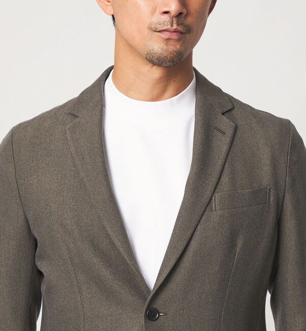 UNITED ARROWS green label relaxing「【WEB限定】JUST fit ヘリンボーン ナロー セットアップ ジャケット&パンツ」|スーツ|