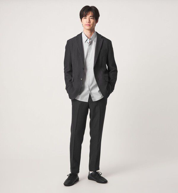 UNITED ARROWS green label relaxing「【WEB限定】JUST fit ヘリンボーン ナロー セットアップ ジャケット&パンツ」|スーツ|