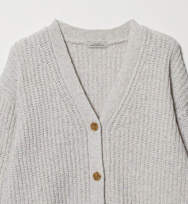 UNITED ARROWS green label relaxing「テープ モール Vネック ニット カーディガン」|カーディガン|