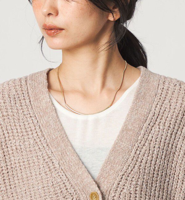 UNITED ARROWS green label relaxing「テープ モール Vネック ニット カーディガン」|カーディガン|