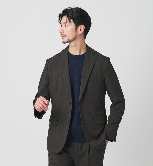 BEAUTY&YOUTH UNITED ARROWS「【WEB限定 WARDROBE SMART】LANATEC セットアップ/背抜きジャケット＆イージーパンツ」|スーツ|