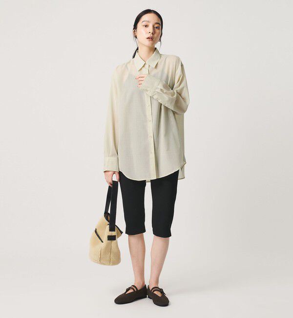 BEAUTY&YOUTH UNITED ARROWS「毛ポリエステル ソリッド＆チェック レギュラーカラーシャツ ウォッシャブル」|シャツ・ブラウス|