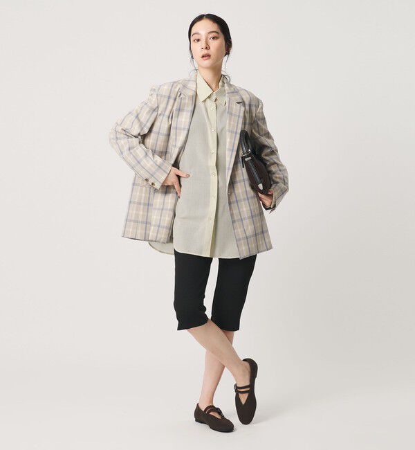 BEAUTY&YOUTH UNITED ARROWS「毛ポリエステル ソリッド＆チェック レギュラーカラーシャツ ウォッシャブル」|シャツ・ブラウス|