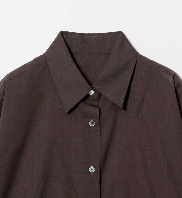 BEAUTY&YOUTH UNITED ARROWS「毛ポリエステル ソリッド＆チェック レギュラーカラーシャツ ウォッシャブル」|シャツ・ブラウス|
