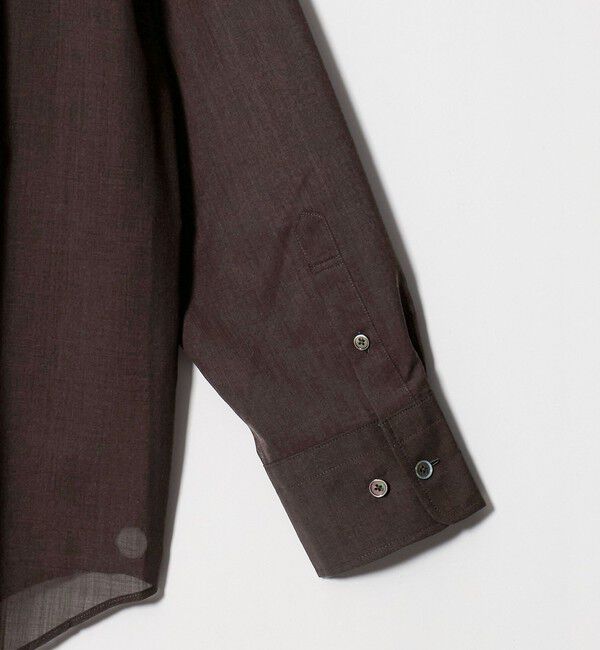 BEAUTY&YOUTH UNITED ARROWS「毛ポリエステル ソリッド＆チェック レギュラーカラーシャツ ウォッシャブル」|シャツ・ブラウス|