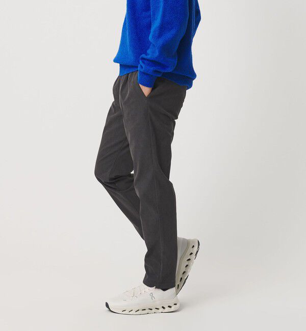 BEAUTY&YOUTH UNITED ARROWS「トリコット コーデュロイ 1プリーツ イージー パンツ NO.5 ヨコストレッチ」|チノ|