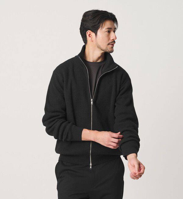 BEAUTY&YOUTH UNITED ARROWS「【WEB限定 WARDROBE SMART】ウォッシャブル ドライバーズジャケット」|カーディガン|