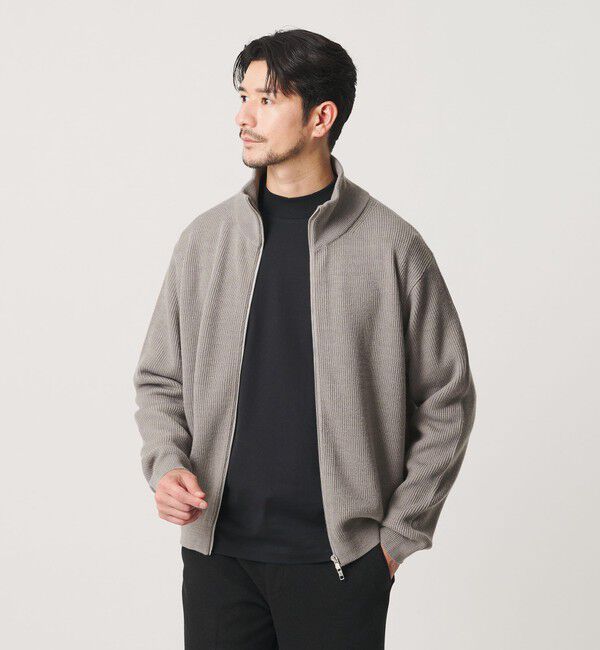 BEAUTY&YOUTH UNITED ARROWS「【WEB限定 WARDROBE SMART】ウォッシャブル ドライバーズジャケット」|カーディガン|