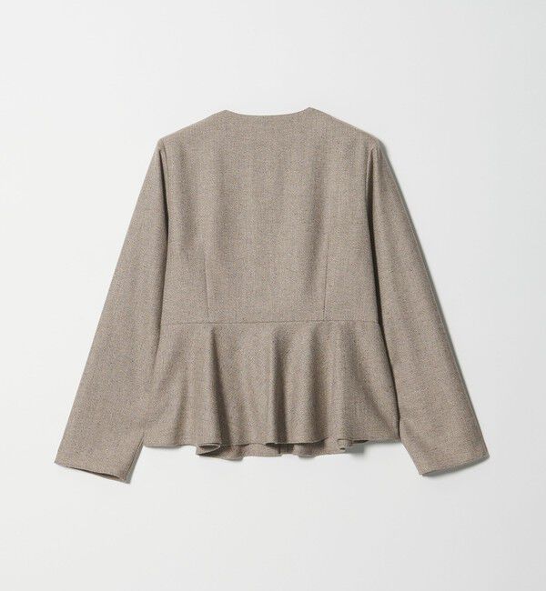 STEVEN ALAN「＜Steven Alan＞ツイードライク ペプラム ブラウス」|シャツ・ブラウス|