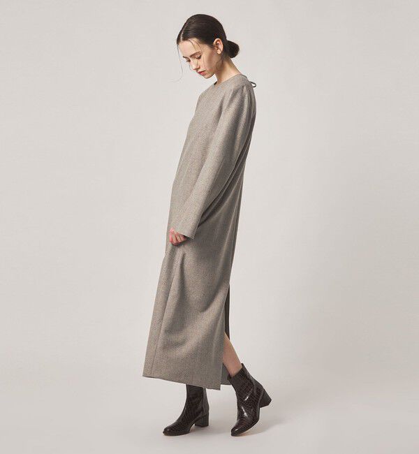 STEVEN ALAN「＜Steven Alan＞ツイードライク バックリボン ワンピース」|ワンピース|