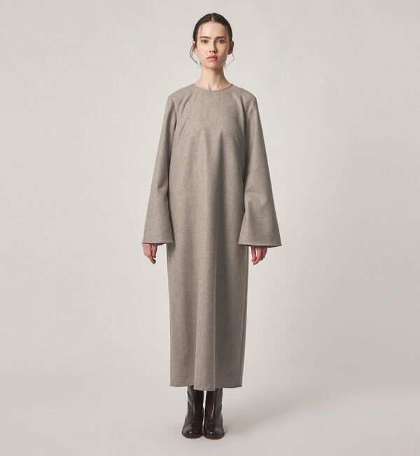 STEVEN ALAN「＜Steven Alan＞ツイードライク バックリボン ワンピース」|ワンピース|