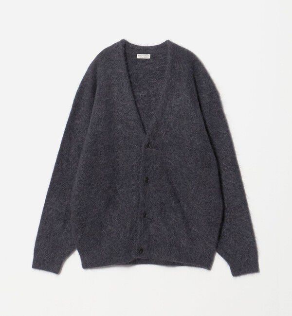 BEAUTY&YOUTH UNITED ARROWS「シャギー モヘヤ Vネック カーディガン」|カーディガン|DK.GRAY