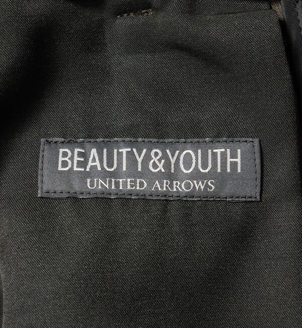 BEAUTY&YOUTH UNITED ARROWS「ブラッシュド ツイル 1プリーツ テーパード パンツ NO.5 セットアップ対応 ヨコストレッチ」|チノ|