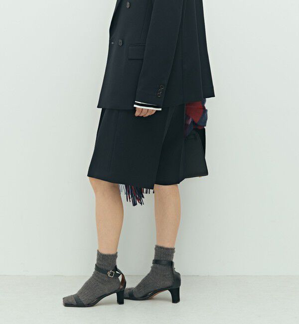 NOLLEY'S「《セットアップ対応》ウォッシャブルウール調ストレッチハーフパンツ」|その他|