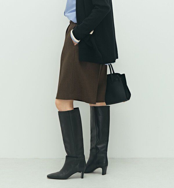 NOLLEY'S「《セットアップ対応》ウォッシャブルウール調ストレッチハーフパンツ」|その他|