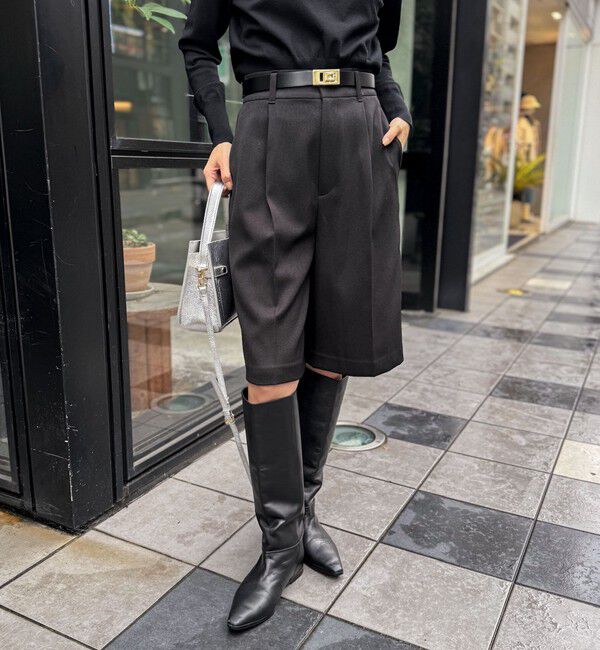 NOLLEY'S「ウォッシャブルフラノ風ハーフパンツ」|その他|