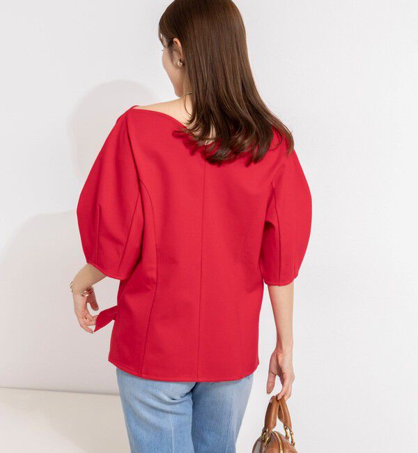 NOLLEY'S「【WEB限定】ウォッシャブルハートネックカットソー」|Tシャツ・カットソー|