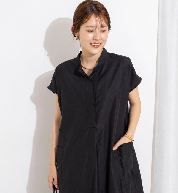NOLLEY'S「【WEB＆一部店舗限定カラー】ウォッシャブルエクセルテックタンブラースタンドカラースキッパーワンピース」|ワンピース|