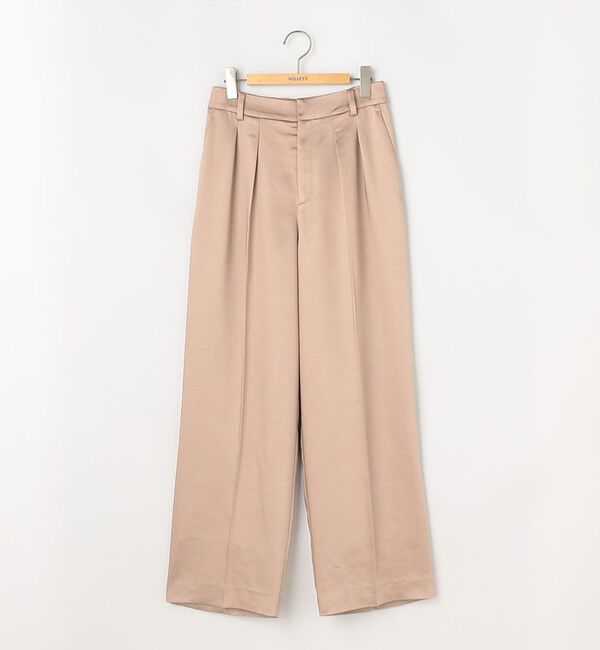 NOLLEY'S「ウォッシャブル2タックサテンワイドパンツ」|その他|