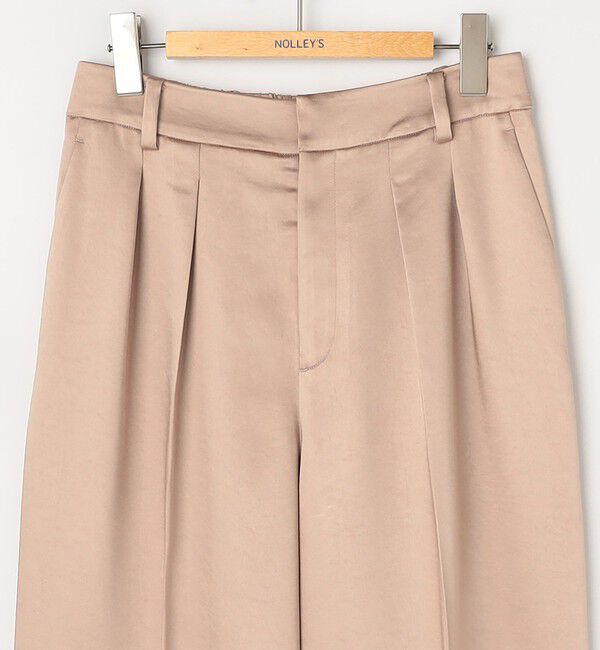 NOLLEY'S「ウォッシャブル2タックサテンワイドパンツ」|その他|